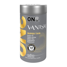 ONE® Vanish Lot de 12 préservatifs hyperfins | Végétaliens
