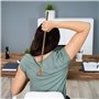 PRITOK Lot de 4 gratte-dos en bois : 17 pouces masseur long gratte-dos gratte-main gratte-dos manuel appareil de massage du dos