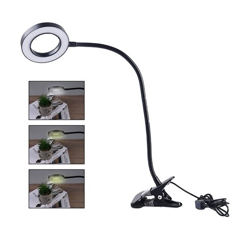 Loupe avec pince USB : loupe à clip avec lumière noire