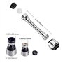 Aérateur de robinet, 360 rotation pivotante économiseur d'eau robinet aérateur diffuseur robinet buse filtre adaptateur remplace