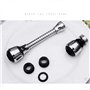 Aérateur de robinet, 360 rotation pivotante économiseur d'eau robinet aérateur diffuseur robinet buse filtre adaptateur remplace