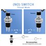 Faankiton 50 pièces Mini Interrupteur à Bouton-poussoir Momentané et 125V 6A 250V 2A 120V 5A 3 Broches 2 Positions Mini Interrup