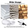 Knpwer Lot de 17 scies cloches - Couronne de forage 19-127 mm - En acier au carbone - Kit de coupe de scie cloche, downlights, f