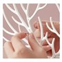 Présentoir de bijoux en bois de cerf，Support pour Organisateur de Collier，pour bagues, boucles d'oreilles, colliers, bracelets, 