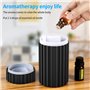 Weinsamkeit Humidificateur d'air à Flamme, 100ml Humidifier d'Aromathérapie avec 7 Couleurs de Lumière, Portable et Auto Shut-Of