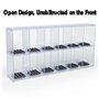 Vitrine de Figurines, Banaone Boîte D'affichage de Blocs de Construction en Acrylique Empilable, Étui de Rangement D'affichage d