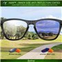 Acefrog Verres polarisés de rechange pour lunettes de soleil Oakley Turbine Rotor OO9307, Star Silver - Inar Coated Polarized, T