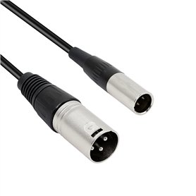 Câble de microphone mini XLR mâle vers XLR mâle