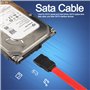 MEIRIYFA Câble d'extension SATA 7 broches mâle vers SATA femelle, 2 câbles d'extension de données SATA 7 broches – 50 cm