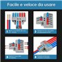 Dreamark 8 pièces Compact Connecteur Pince Électrique 2 Modèles Compact Pinces Câble Connecteur Pour Conducteur Électrique Borni