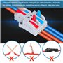 Dreamark 8 pièces Compact Connecteur Pince Électrique 2 Modèles Compact Pinces Câble Connecteur Pour Conducteur Électrique Borni