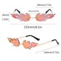 Lunettes de Fête Sans Monture Unisexe Montures de Lunettes