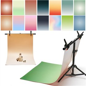 Exzycke Lot de 7 Toiles de Fond 3D à 14 Motifs progressifs pour Photographie avec Support - 86