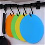 6 Pièces sous Verres Ronds en Silicone, sous Verres en Silicone, Tapis Rond en Silicone, Convient pour Un Usage Bar ou Domestiqu