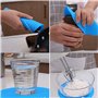 6 Pièces sous Verres Ronds en Silicone, sous Verres en Silicone, Tapis Rond en Silicone, Convient pour Un Usage Bar ou Domestiqu