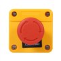 Nikou Interrupteur d'Arrêt d'Urgence de Signe Rouge, Bouton Poussoir Résistant aux Intempéries, 660V 10A, Plastique Coup de Poin