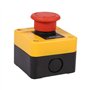 Nikou Interrupteur d'Arrêt d'Urgence de Signe Rouge, Bouton Poussoir Résistant aux Intempéries, 660V 10A, Plastique Coup de Poin