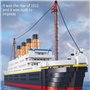 Technic Titanic Lot de Blocs de Construction, 1288 Pièces Micro Bateau de Croisière Titanic Bateau Kit de Construction Modèle No
