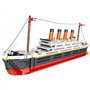 Technic Titanic Lot de Blocs de Construction, 1288 Pièces Micro Bateau de Croisière Titanic Bateau Kit de Construction Modèle No