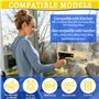 FERRGIA 12 Pièces Bonnettes Microfibre Accessoire,Lave Vitre pour Karcher WV2 WV5 WV6 Plus Premium,Microfibre Lavables Tampons R