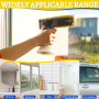 FERRGIA 12 Pièces Bonnettes Microfibre Accessoire,Lave Vitre pour Karcher WV2 WV5 WV6 Plus Premium,Microfibre Lavables Tampons R