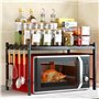 CIRULLI Etagere micro ondes extensible à 2 niveaux