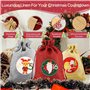 24 Pochette Calendrier de l'avent à Remplir