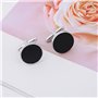 YKKJ Boutons de Manchette,Bouton de Manchette Homme 1 Paires Boutons de Manchette de Mariage pour Hommes Chemise Business Mariag