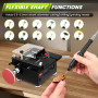 Yapasopu Mini scie circulaire de table 100W 0.1mm-16mm Petite scie à bois bricolage acrylique tronçonneuse modèle de précision s
