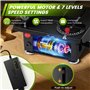 Yapasopu Mini scie circulaire de table 100W 0.1mm-16mm Petite scie à bois bricolage acrylique tronçonneuse modèle de précision s