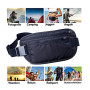 Sac banane professionnel plat - Avec protection RFID - Pour femme Portefeuille de voyage pour homme - Sac de randonnée - Pour cl