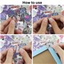 Lot de 240 Papillons Autocollants PET Imperméable Transparent Coloré Résine Décorative Nature Scrapbooking Planning Ordinateur P