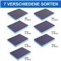 Lot de 21 éponges abrasives douces, grain 60/80/100/120/180/220/280 - Bloc de ponçage doux pour ponçage humide et sec - Lavables
