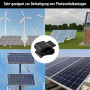 Lot de 32 serre-câbles photovoltaïques, noirs, pour panneau solaire, clips de bord en plastique, pinces de câble photovoltaïques