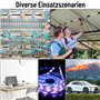 Lot de 32 serre-câbles photovoltaïques, noirs, pour panneau solaire, clips de bord en plastique, pinces de câble photovoltaïques