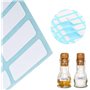 Étiquette collante,336 pièces étiquettes autocollantes Étiquettes de Dossier de Dossier Étiquette 13 x 38mm pour boîte de pot de