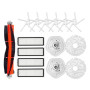 Support de balai à franges latéral principal avec coussinets Velcro amovibles compatibles avec Xiaomi Dreame Bot W10 W10 Pro