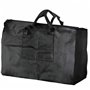 QUUPY 1 sac fourre-tout imperméable en toile pour dessin d'artiste, pour mettre des œuvres d'art et des travaux d'artiste, noir,