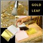 100 Feuille D'or Imitation,Feuille d'Or pour les Arts D’or Feuille De Cuivre peut être Utilisé pour l'artisanat de Bronzage la D