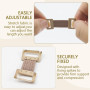 BOBOZHONG Clips de Bandage Élastique,40 pièces Pinces élastiques de attachent Clips Élastiques en Métal Elastique Bandage Wrap S