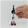 LiJuanWang Porte-clés Véhicules de Construction,8 pièces Porte Clef Enfant D'Ingénierie Cadeaux Enfants Thème Chantier en PVC,po