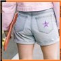 Patchs Thermocollants,34 pièces mini écussons thermocollants en forme d'étoiles brodés à repasser Patch Thermocollant Vêtements 