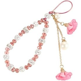 Opemg 1 lanière de téléphone portable rose avec cordon de suspension