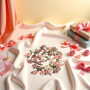 Lot de 100 mini roses multicolores de 15 mm avec nœuds en ruban de satin pour loisirs créatifs, accessoires de mariage, décorati