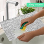 Dyaucwpo 6 Pièces Set de Table, Set Table Plastique PVC, Sets de Table Lavables, PVC Dessous de Table Résistant, Antidérapants F