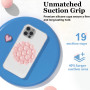 JOOTUEPO Ventouse Téléphone Portable, 8 Pièces Support Téléphone Ventouse, Ventouses en Silicone pour Tous Les Modèles de Téléph