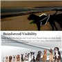 Little Bean Gilet de sauvetage réglable pour chien avec flottabilité supérieure et poignée de sauvetage pour chien, bateau, nata