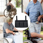 Sac Fauteuil Roulant,Sac D'accessoires pour Fauteuil Roulant,Sac Lateral pour Fauteuil Roulant,Sac de Rangement Fauteuils Roulan