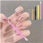 MINZHI Lot de 14 outils magnétiques pour ongles - Outil magique pour ongles - Stylo magnétique pour nail art - 3D - Utilisation 