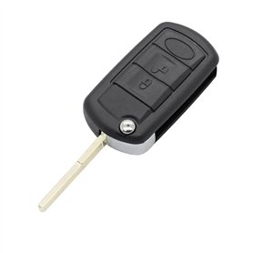 BROVACS Boîtier de clé de rechange compatible avec Land Rover Range Rover Sport LR3 Discovery 3 boutons Flip Entrée sans clé Tél